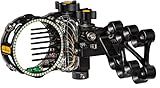 Trophy Ridge React Pro 7 Pin Archery Bow Sight - Tool Less Windage and Elevation Adjustability, 2nd/3rd Axis Leveling, Adjustable Click Light, Glow Ring, Right Hand, 0.010 Pin