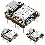 3 Pack XIAO nRF52840 Sense Development Board - BLE 5.0 Wireless Microcontroller with IMU & Microphone for TinyML TensorFlow Lite Projects, Support Arduino CircuitPython Embedded Machine Learning