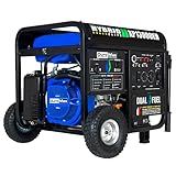 DuroMax XP13000EH 13,000-Watt Dual Fuel Portable Generator - Gas & Propane, Electric Start, Whole Home Backup Power, Transfer Switch Ready, RV & Emergency Ready