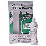 Design Toscano TW200 Joseph Patron of Home Sales Statue Real Estate Kit, 1 inches wide, 3 inches tall, Handcast Polyresin, Antique Stone Finish