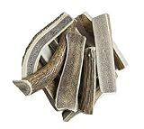 hotspot pets Premium Split Elk Antlers for Dogs - 7 Inch Large Dog Chews (2 Pack) Made in USA -Naturally Shed Antler Bone for Large Breed Chewers -Promotes Natural Dental Hygiene