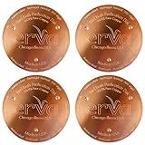 Erva Bird Bath Purification Disks, Copper, Pack of 4 – Antimicrobial Copper Circles Reduce Algae & Microbes, Fits Existing Bird Baths, Made in USA