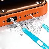 5pcs Cell Phone Cleaning Kit Dual Side Multifunction Tools Anti-Clogging Nylon Brushes & Hook Cleaner for iPhone 17 Pro Max Charging Port, Phone Speaker Mini Cleaning Kits