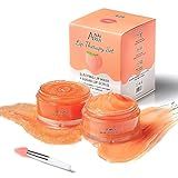 ANAI RUI Lip Care Kit - Mask & Scrub Set, Gift for Mother Girls, Overnight Treatment With Sleeping Mask & Sugar Exfoliator, Moisturizer for Dry, Chapped, Dark Lips, Peach