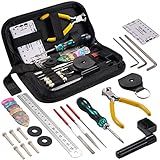 31Pcs Guitar Tool Kit, POGOLAB Guitar Repair Kit, Luthier Tools, Guitar Winder, Guitar Setup Kit for Guitar Ukulele Bass Mandolin Banjo