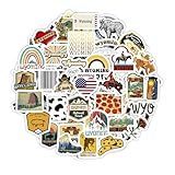 BulbaCraft Wyoming Sticker for Water Bottle and Laptop - State Souvenirs, Decorations & Gifts, Waterproof Vinyl Decals, Gifts for Women & Men