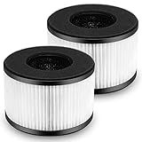 2-Pack BS-03 Replacement Filter Compatibel with PARTU and Slevoo BS-03 Air Purifier Part U & Part X, 3-in-1 Filtration System (Not fit BS-01）