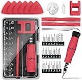 Small Precision Computer Screwdriver Set: EasyTime 35IN1 Mini Screwdriver Repair Tool Kit, with 22 Magnetic Bits, Magnetizer, Suitable for PC, Phone, Camera, Laptop, PS4, PS5 and Watch