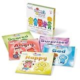 hand2mind Feelings Family Core Emotions Book Set, Social Emotional Books for Kids, Calm Down Corner Supplies, Calming Corner Items Kids, Toddler Learning Activities, Preschool Classroom Must Haves