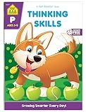 School Zone Thinking Skills Workbook: 64 Pages, Preschool, Kindergarten, Problem-Solving, Logic & Reasoning Puzzles, Ages 3 to 5 (Get Ready! Book Series)