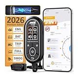 ANCEL BD310 Bluetooth OBD2 Scanner, 2-in-1 Car Diagnostic Scan Tool & Code Reader with App, Battery Test, Trip Analysis, Performance Test, for iPhone & Android, All 1996+ Vehicles