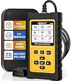 OBDMATE OBD2 Scanner for Toyota/Lexus/Scion, OM701 All Systems Diagnostic Tool with 15+ Resets (Oil/ETC/EPB/ABS/SAS/BAT Register...), Full OBDII Functions Read&Erase Fault Codes, Free Software Update