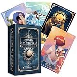 Animal Oracle Cards with Guidebook - 52 Hand-Drawn Spirit Animal Cards for Daily Guidance, 400 GSM Matte Animal Tarot Deck for Women & Beginners, Journaling, Meditation & Tarot Alternative