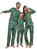 Ekouaer Matching Family Sets Christmas Pajamas Set Xmas PJS Sleepwear Soft Christmas Matching Jammies