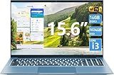 SGIN 15.6 Inch Laptop Computer, Win 11 Laptops with 16GB RAM 1024GB SSD, Core i3 CPU(Up to 3.9GHz), Backlit Keyboard, 53.2WH Battery, WiFi 6, IPS FHD Display, 180° Viewing, HDMI, Type-C