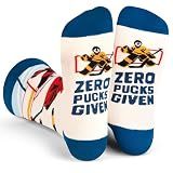 Funny Hockey Socks Zero Pucks Given Novelty Gift Socks for Hockey Fans
