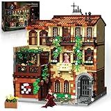 Balcony House Building Set, 3800 PCS Italian Renaissance Architecture Kit with 3 Level Villa, Balcony & Ivy Vines, Big Construction Building Block Model for Adults Teens, Home Decor & Birthday Gift