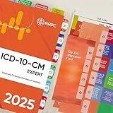 Index Tabs for ICD-10-CM Code Book 2025 AAPC Version, Upgraded Book Tabs, Color-Coded Medical Coding 2025, Laminated & Repositionable Tabs with Alignment Guide & Blank Tabs (Codebook Not Included)