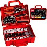 PEBA Crimping Tool and JST Connector Kit - 24 Types of 2.0 mm JST-PH Connectors & Crimp Pins, 2.5 mm JST-XH & JST-SM Housings and Contacts, for DIY Electronics - Suitable for AWG 32-20 Wires