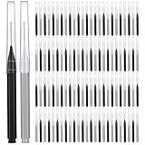 Patelai 100 Pcs Braces Dental Brushes,Black, Grey,Suitable Size