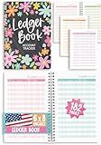 Accounting Ledger Book for Small Business and Personal Use - Budget Ledger Books for Bookkeeping, Expense Tracker Notebook, Bookkeeping Record Book, Receipt and Account Ledgers Books