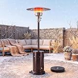 NEWBULIG 48,000 BTU Propane Patio Heater with Sandbox for Outdoor Use