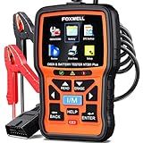FOXWELL NT301 Plus 2-in-1 OBD2 Scanner Car Battery Tester, Professional Code Reader Check Engine Diagnostic Tool, 12V Automotive Cranking Charging Analyzer for 1996+ Vehicle, Upgrade from NT301