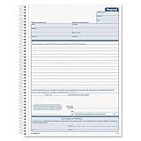 TOPS Proposal Books, 2-Part, Carbonless, Spiral-Bound, 50 Sets, (41850)