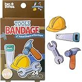 BioSwiss Bandages, Tools Shaped Self Adhesive Bandage Set, Latex Free, Sterile Wound Care, 24 Count