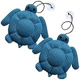 Hot Tub Scum Absorber, 2 Pack Hot Tub Accessories for Adults, Turtle Hot Tub Sponge Scum Cleaner Gifts for Spa, Reusable Oil Absorbing Scumbug Remover Keeps Water Clean