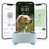 Tractive Smart Dog GPS Tracker | Live Pet Tracker with Virtual Fence | Vital Signs Monitoring of Heart & Respiratory Rate | Bark Monitoring | Dog Collar Attachment (Mint)