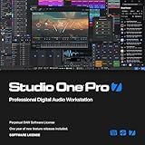 Studio One Pro 7 Perpetual License — Music Production Recording DAW Software with Stem Separation, Splice Integration, Mixing, Mastering, Virtual Instruments, Loops & Samples Included