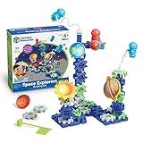 Learning Resources Gears! Gears! Gears! Space Explorers Building Set - 77 Pieces, Ages 4+, STEM Activities, Fine Motor Skills, Toddler Explorer Kit, Science and Construction, Boys and Girls Gifts