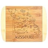 Totally Bamboo A Slice of Life Missouri State Serving and Cutting Board, 11" x 8.75"