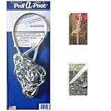 Pull A Post The Original Fence Post Removal Tool Galvanized Cable & 1/4 Chain, Works with Jack or Lever to Remove Wood Fence Posts Even if Broken Designed for Fence Repair & Replacement