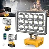 Cordless Work Light for Dewalt 18V 20V Battery, 7000LM 360° Rotatable Underhood Work Light, Portable Work Light with USB & Type-C Charging for Jobsite, Car Repairing, Emergency, Garage, Workshop
