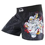 SUOTF MMA Shorts for Men Fight Shorts Men BJJ Boxing Trunks for Men Grappling SU0DK4 M Waist 33-34.6 inch