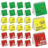 24 Pcs I Need Help Mini Flip Charts, Behavior Management Classroom Tools,Teacher Must Haves Elementary, Star Classroom Behavior Chart for Teachers School Educational and Learning Supplies