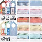 Fullhawl 100 Pcs Real Estate Door Hanger with Business Card Design 3.15 x 9.25 Inch I'm Not Just a Real Estate Agent Colorful Marketing Business Card Signs for Agent Supplies(House)