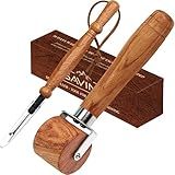 Savina Set 2 Seam Rippers & Seam Roller for Sewing, Remove Stitches and Seams with Precision, Thread Ripping Tool, Hard Wood Professional Multipurpose Durable for Sewing/Quilting