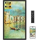 Uhale 21.5 Inch Large Digital Picture Frame WiFi with Remote Control, 1920 x 1080 FHD IPS No Touch Screen Electronic Photo Frames with 64GB, Support SD USB, Share Photos Videos Instantly