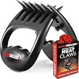 Alpha Grillers Meat Shredder Claws - BBQ Smoker Accessories Grilling Gifts for Men - Stocking Stuffers for Men - White Elephant Gifts Useful Ideas - Grill Tools for Pulled Pork