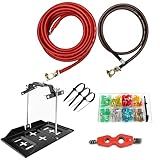 Battery Relocation Kit, # 2 AWG Cable, Top Post 20 FT RED/ 5 FT BLACK (GROUP 24),MADE IN THE USA