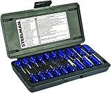 Steelman 19-Piece Master Terminal Tool Kit for Auto Techs, Removes Terminal Block Wires Without Damage, Includes: Tube, Flat, Fork Blade, Single Pin, Sheathing Ripper, & Others
