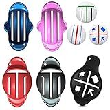 Nuorao 5 Pack Golf Ball Line Marker Tool - Golf Accessories, Golf Ball Marker Stencil, Golf Ball Line Drawing Marker Tool ​Kit, That Make Perfect Golf Gifts for Men or Women