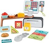 Fisher-Price Toddler Learning Toy Laugh & Learn Count & Shop Cash Register Play Store with 20 Pieces for Pretend Play Kids Ages 2+ Years