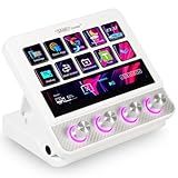 VSDINSIDE Macro Pad, Streaming Deck Stream Controller Soundboard Keypad, Programmable Keys USB Shortcut Keyboard for Gamer Streamer, Audio Mixer for OBS, YouTube, Office Desk Setup, PC, Mac