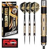 Red Dragon Golden Eye 1: 30g - Tungsten Darts Set with Flights and Stems