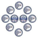 BHealthLife 10 Pcs Leadership Appreciation Coins Set Award Gifts for Employees-Inspirational Coins Bulk Gifts for Coworkers Staffs Students