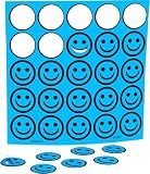 Carewon 1000 Paper Bingo Chips, Blue, 3/4 Inch Math Counters